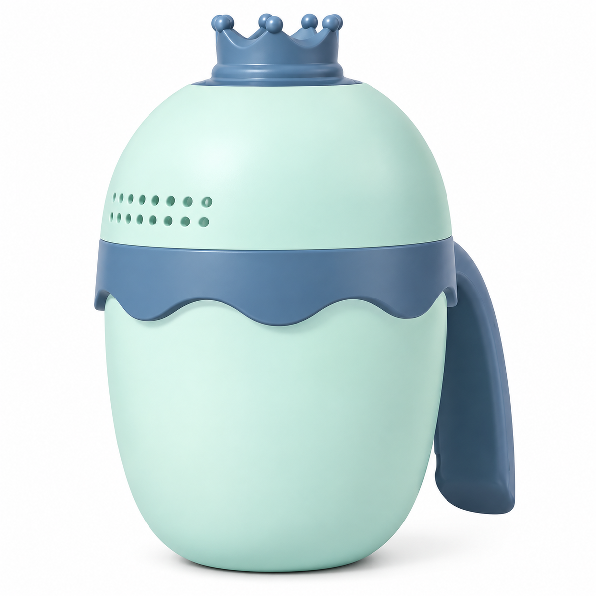 Blue Baby Bath Rinse Cup with Handle