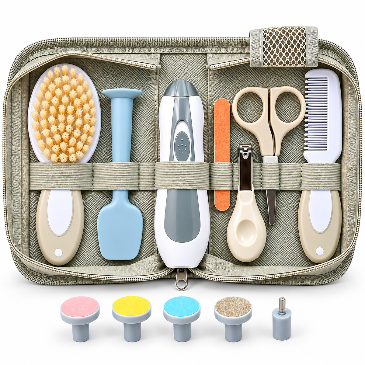 Baby Care and Grooming Kit with Electric Nail Trimmer