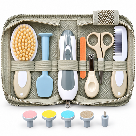 Baby Care and Grooming Kit with Electric Nail Trimmer